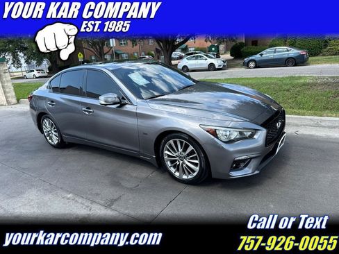 Used 2018 INFINITI Q50 Luxe w/ Essential Package (3.0T Luxe) AWD/4WD image 1
