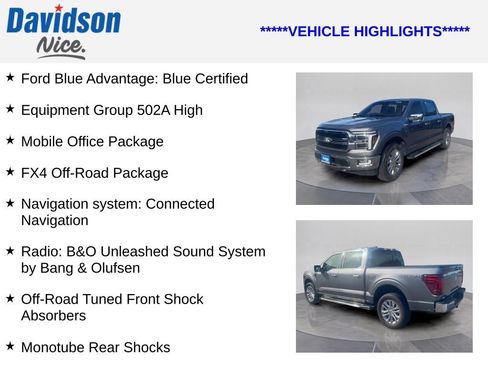 Certified 2024 Ford F150 Lariat w/ Equipment Group 502A High AWD/4WD image 4