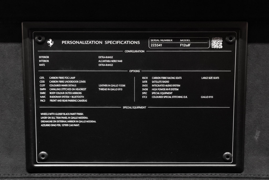 Certified 2017 Ferrari F12tdf RWD image 29