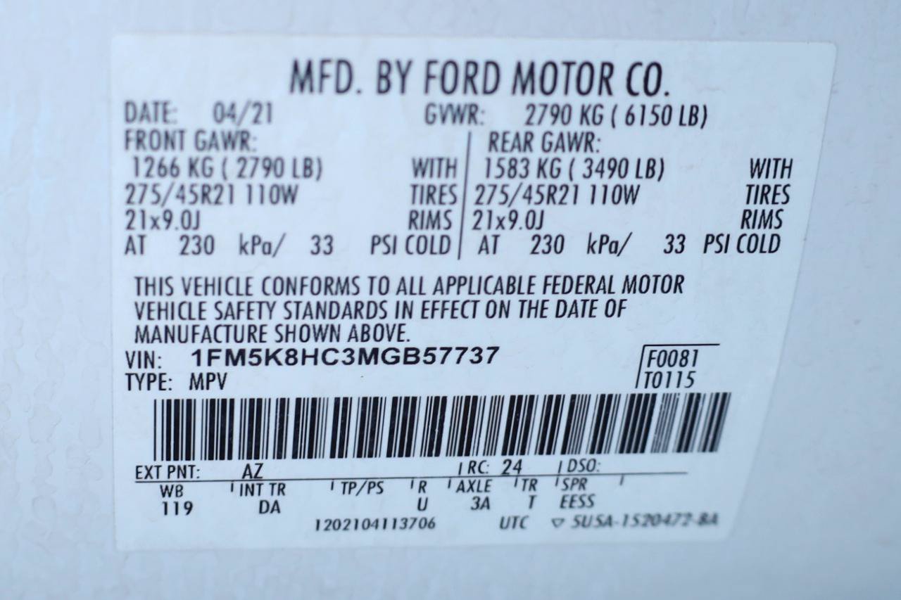 Used 2021 Ford Explorer Platinum w/ Equipment Group 601A AWD/4WD image 19