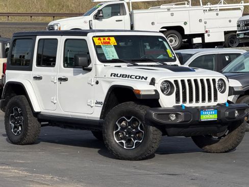 Used 2023 Jeep Wrangler Unlimited Rubicon 4xe w/ Cold Weather Group image 2