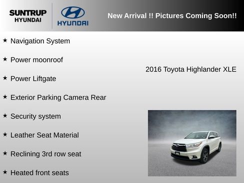 Used 2016 Toyota Highlander XLE AWD/4WD image 5