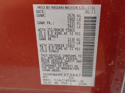 Used 2023 Nissan Pathfinder SV w/ Lighting Package (N92) FWD image 33