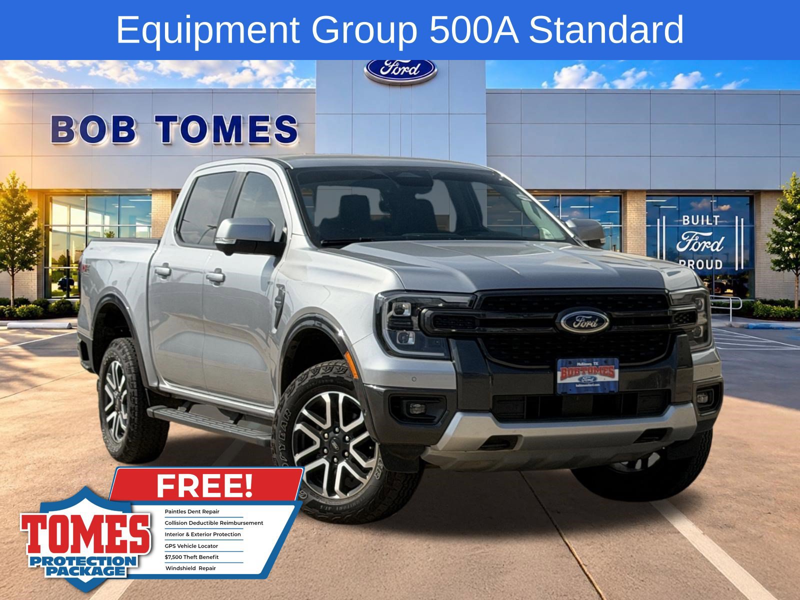 Certified 2024 Ford Ranger Lariat w/ FX4 Off-Road Package AWD/4WD image 1
