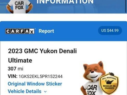 Used 2023 GMC Yukon Denali Ultimate AWD/4WD image 6