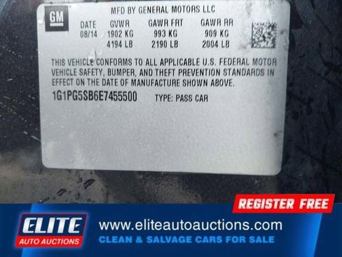 Used 2014 Chevrolet Cruze LTZ w/ Sun, Sound and Sport Package image 18