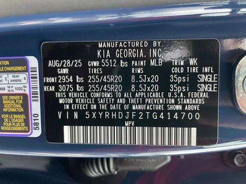 New 2026 Kia Sorento X-Line EX AWD/4WD image 38