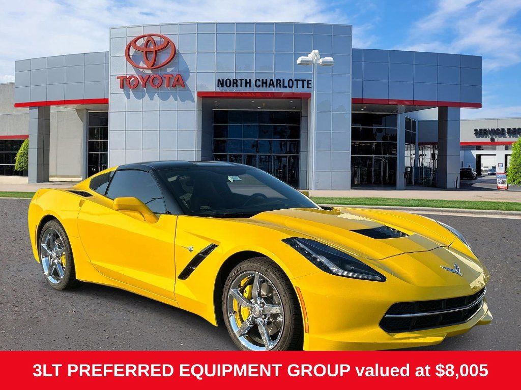 Used 2014 Chevrolet Corvette Stingray Coupe w/ 3LT Preferred Equipment Group RWD 360° Tour