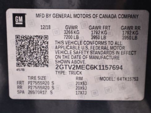 Used 2019 GMC Sierra 1500 SLE w/ SLE Value Package AWD/4WD image 40