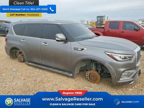 Used 2021 INFINITI QX80 Luxe RWD image 5