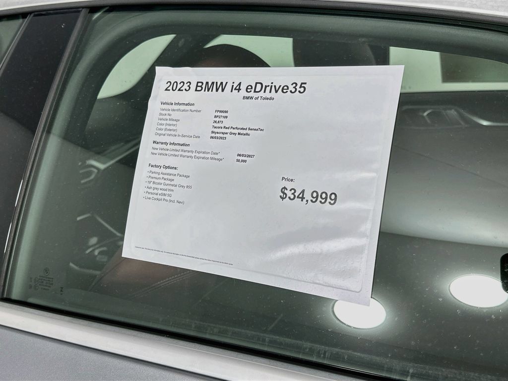 Used 2023 BMW i4 eDrive35 w/ Premium Package RWD image 12