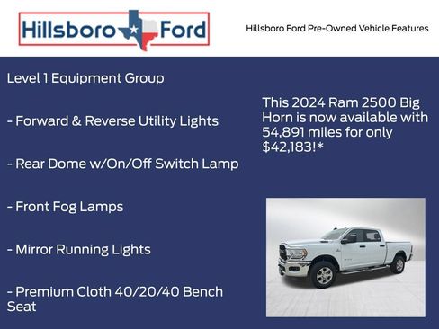 Used 2024 RAM 2500 Big Horn w/ Off Road Package AWD/4WD image 13