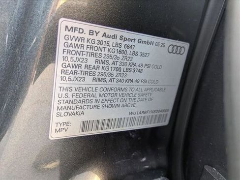 New 2025 Audi RS Q8 performance image 22