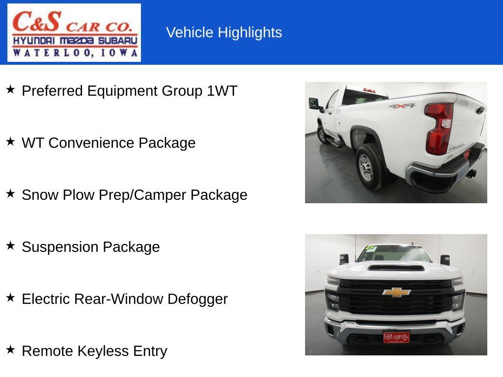 Used 2025 Chevrolet Silverado 2500 W/T w/ WT Convenience Package AWD/4WD image 8