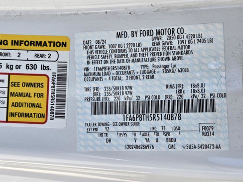 Used 2024 Ford Mustang Coupe RWD image 25