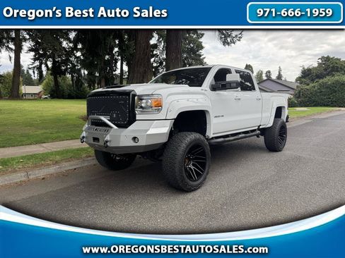 Used 2018 GMC Sierra 3500 SLT w/ Driver Alert Package AWD/4WD image 1