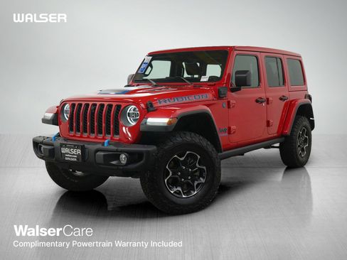 Used 2021 Jeep Wrangler Unlimited Rubicon 4xe w/ Steel Bumper Group AWD/4WD image 1
