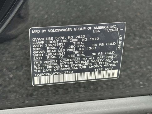 New 2026 Volkswagen Atlas Cross Sport SEL Premium R-Line image 16