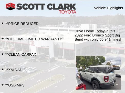 Used 2022 Ford Bronco Sport Big Bend w/ Convenience Package AWD/4WD image 11