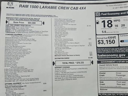 New 2026 RAM 1500 Laramie w/ Night Edition image 18