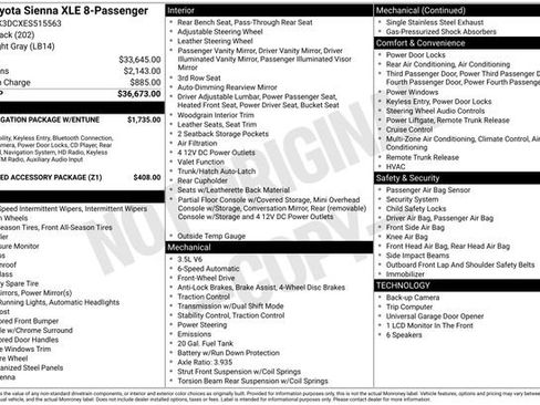 Used 2014 Toyota Sienna XLE FWD image 46