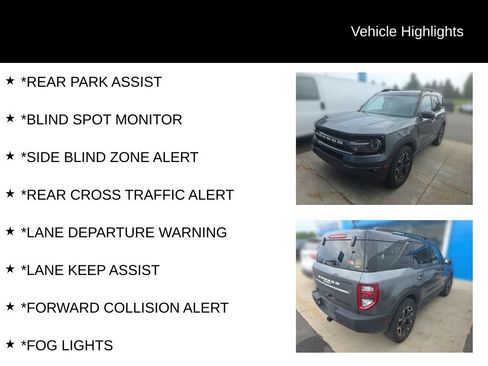 Used 2021 Ford Bronco Sport Outer Banks AWD/4WD image 11