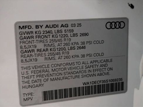 Certified 2025 Audi Q3 2.0T Premium w/ Convenience Package image 25