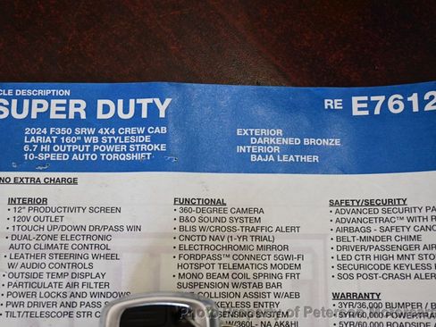 Used 2024 Ford F350 Lariat w/ Lariat Ultimate Package image 75