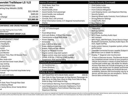 Used 2023 Chevrolet TrailBlazer LS FWD image 36