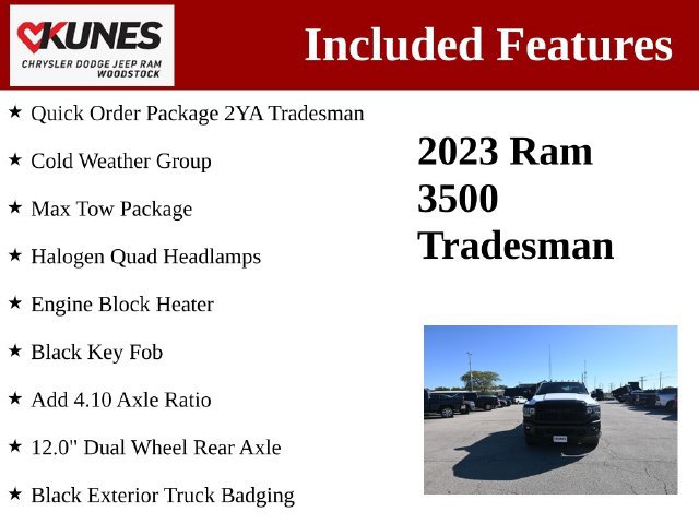 Used 2023 RAM 3500 Tradesman w/ Max Tow Package AWD/4WD image 3