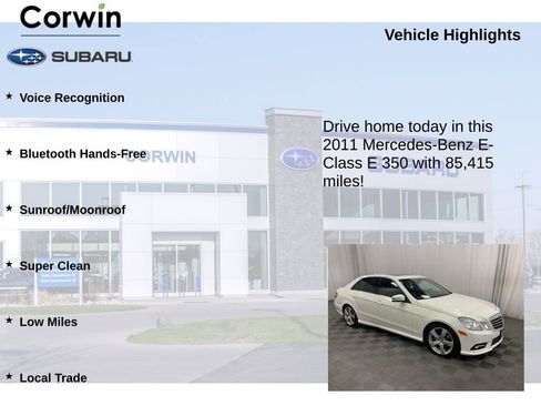 Used 2011 Mercedes-Benz E 350 4MATIC Sedan image 6