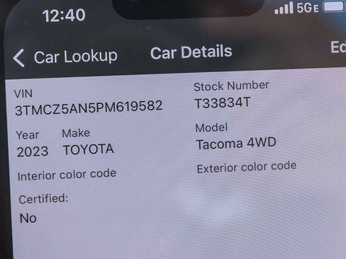 Used 2023 Toyota Tacoma TRD Off-Road image 12