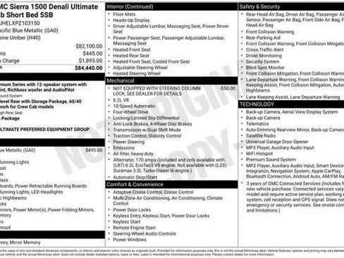 Certified 2023 GMC Sierra 1500 Denali Ultimate AWD/4WD image 36