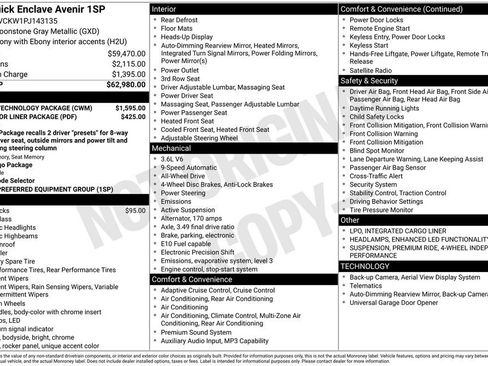 Used 2023 Buick Enclave Avenir w/ Avenir Technology Package image 2