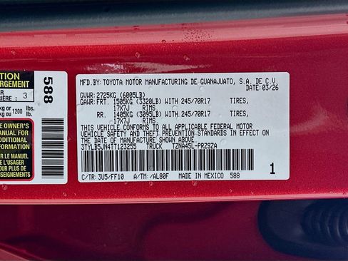 Used 2026 Toyota Tacoma SR5 AWD/4WD image 30