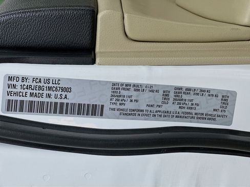 Used 2021 Jeep Grand Cherokee Limited w/ Luxury Group II RWD image 12
