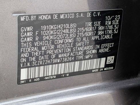 Certified 2024 Honda HR-V EX-L image 32
