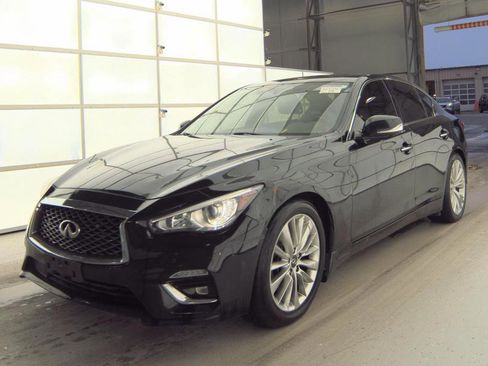 Used 2021 INFINITI Q50 Luxe w/ Seat & Sound Package image 1