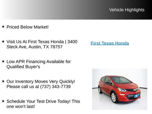 Used 2020 Chevrolet Bolt LT FWD image 10