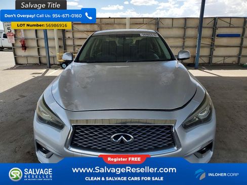 Used 2019 INFINITI Q50 Luxe w/ Essential Package (3.0T Luxe) RWD image 7