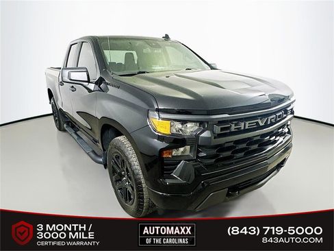 Used 2023 Chevrolet Silverado 1500 Custom w/ 2.7L Blackout Package image 1