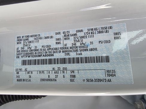 Used 2021 Ford F150 Limited image 33