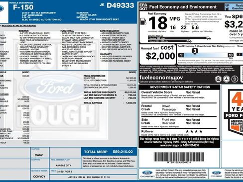 Used 2018 Ford F150 Lariat AWD/4WD image 44