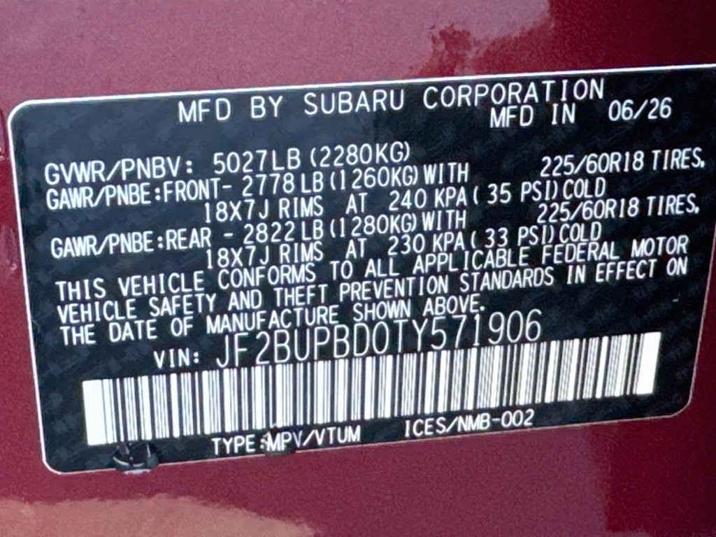 New 2026 Subaru Outback Premium AWD/4WD image 30
