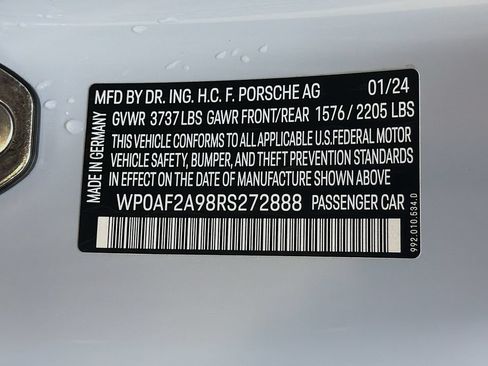 Certified 2024 Porsche 911 GT3 RS RWD image 33