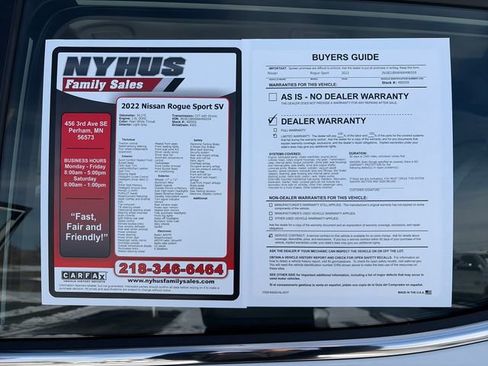 Used 2022 Nissan Rogue Sport SV w/ Technology Package image 51