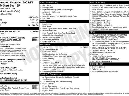 Used 2023 Chevrolet Silverado 1500 RST image 2