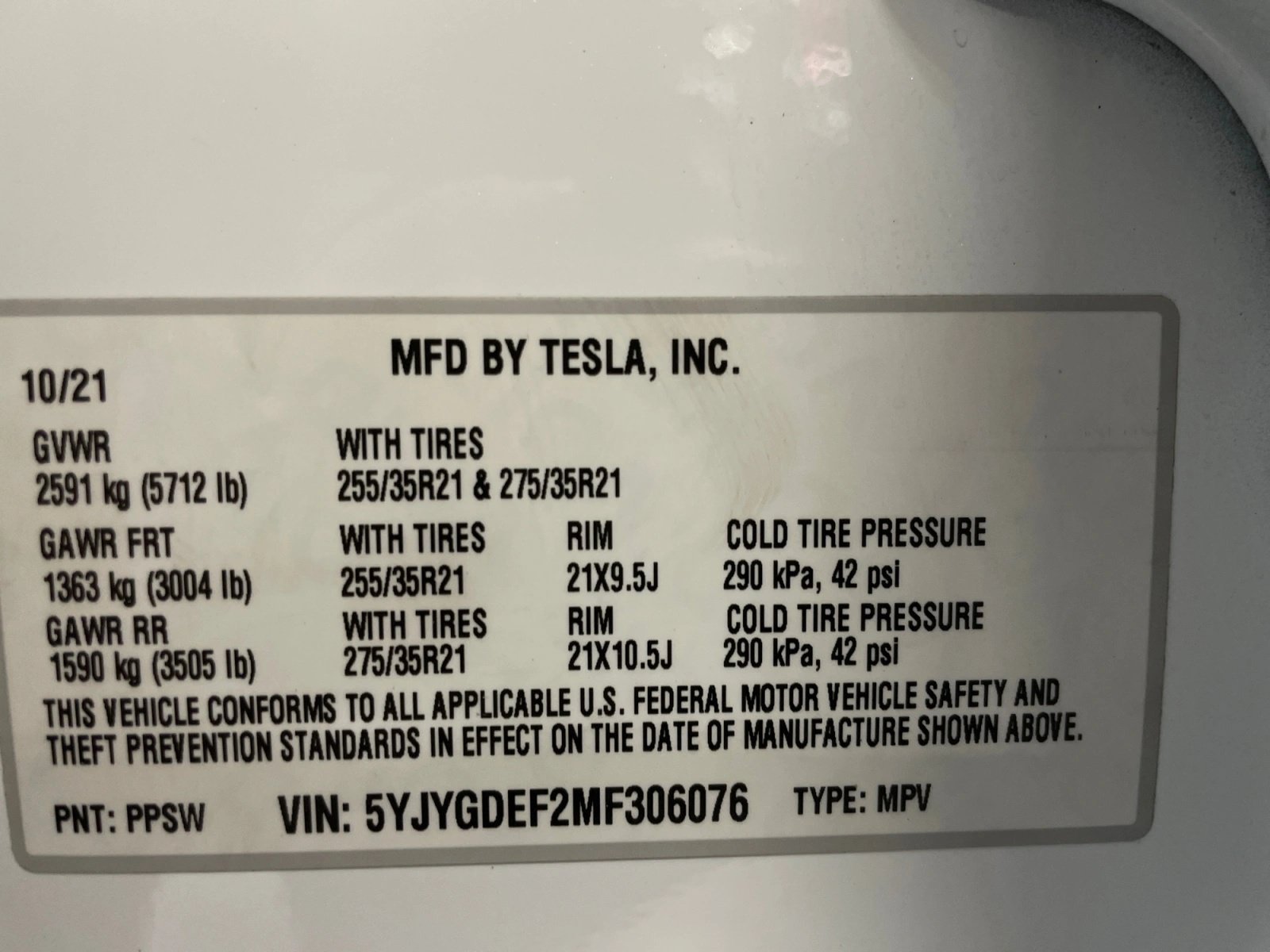 Used 2021 Tesla Model Y Performance AWD/4WD image 13
