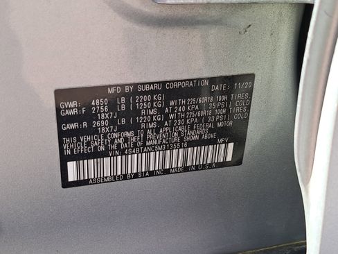 Used 2021 Subaru Outback Limited AWD/4WD image 35