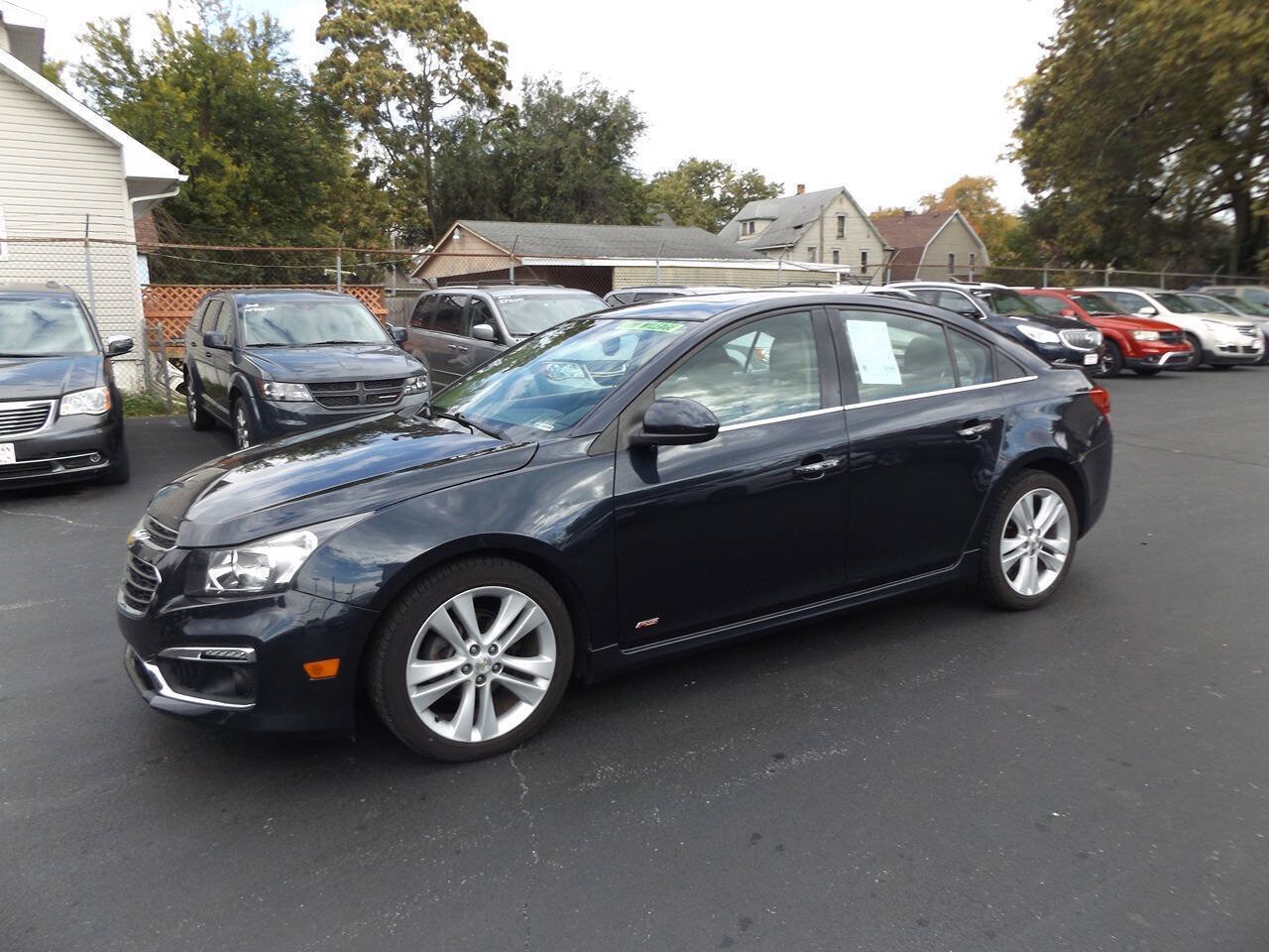 Used 2015 Chevrolet Cruze LTZ w/ Sun, Sound and Sport Package FWD image 1